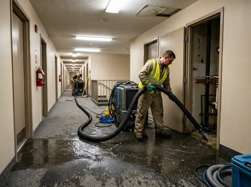 multi-unit-apartment-hallway-f-005 — frequently asked questions, Emergency Burst Pipe Water Extraction & Removal in Roosevel…